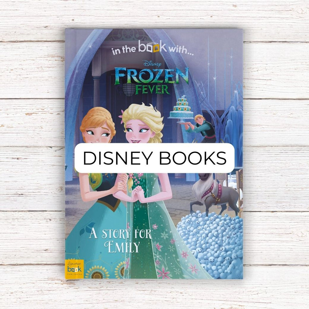 personalised disney books for children featuring their names 