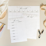 Monthly Planner, Meal Planner & Shopping List and Task List Magnetic Planner Bundle