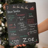 Dear Santa Board | Double-Sided & Reusable