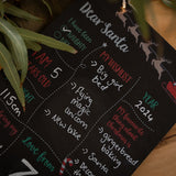 Dear Santa Board | Double-Sided & Reusable