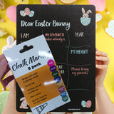 Dear Easter Bunny Milestone Board | Reusable Easter Photo Prop (Double-Sided)