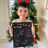 Dear Santa Board | Double-Sided & Reusable