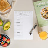 Meal Planner & Shopping List, Monthly and Weekly Magnetic Planner Bundle