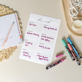 Meal Planner & Shopping List, Monthly and Weekly Magnetic Planner Bundle