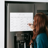 Monthly Planner, Meal Planner & Shopping List and Task List Magnetic Planner Bundle