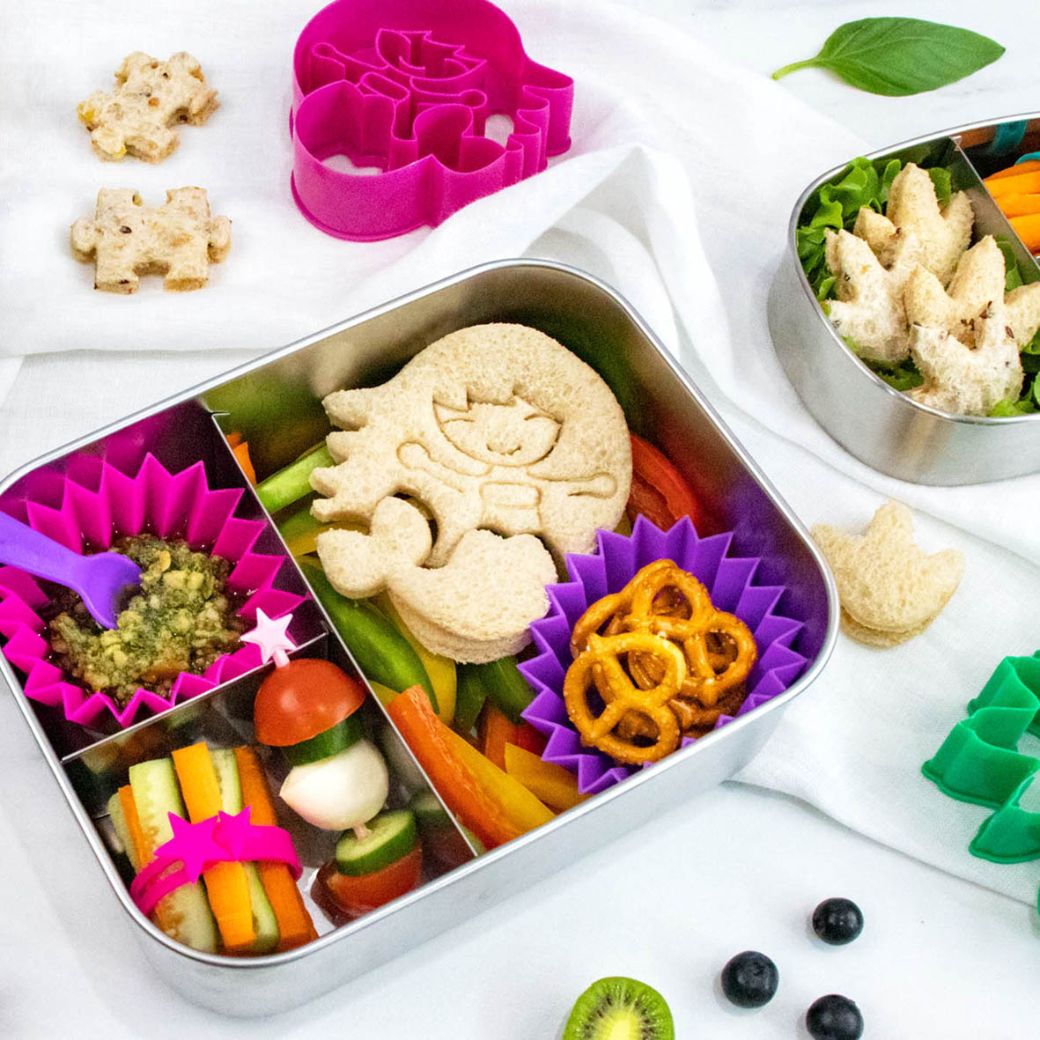 Mermaid lunch punch sandwich cutters - Mikki and Me Kids