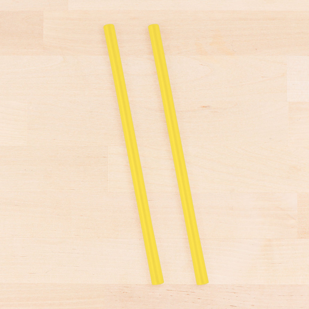 yellow replay silicone straw - Mikki and Me Kids