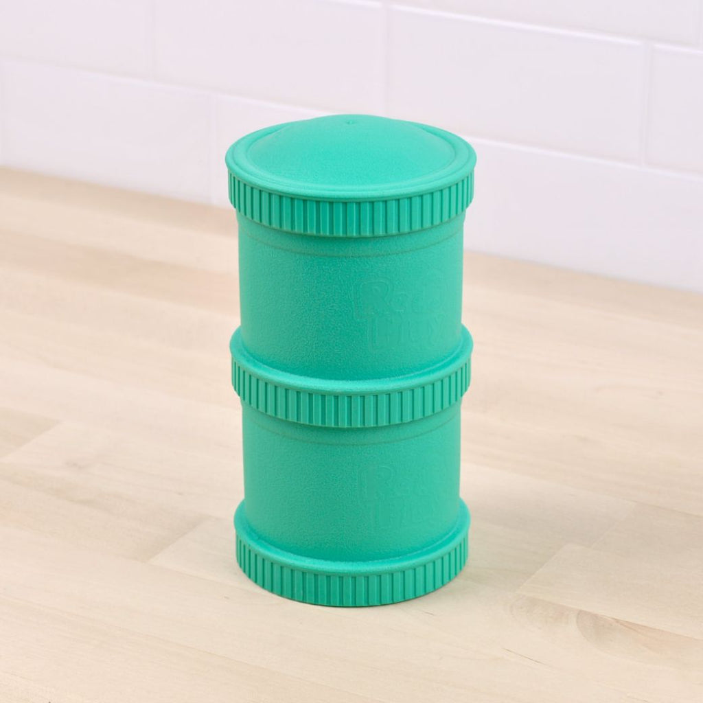 aqua replay recycled plastic snack stack for kids - Mikki and Me Kids