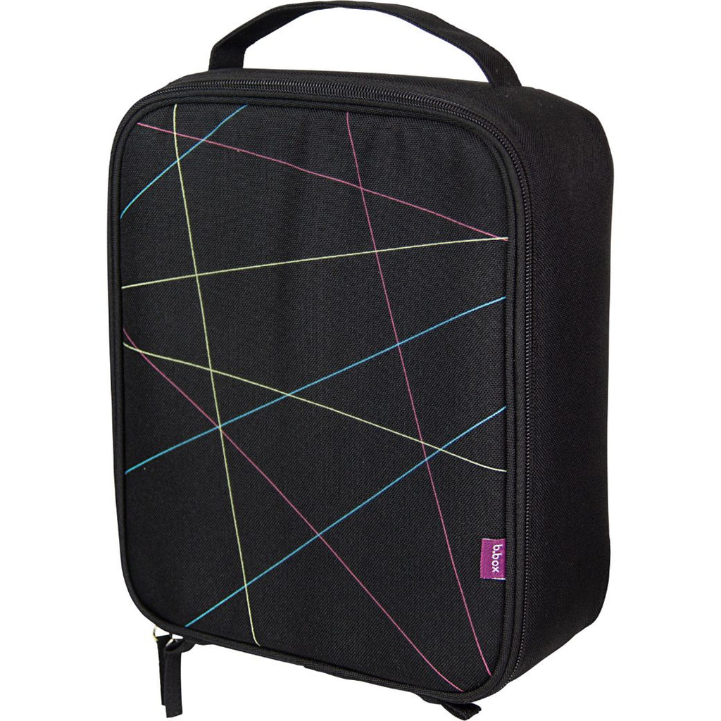 black laser light b.box insulated lunch bag for kids back to school - Mikki and Me Kids