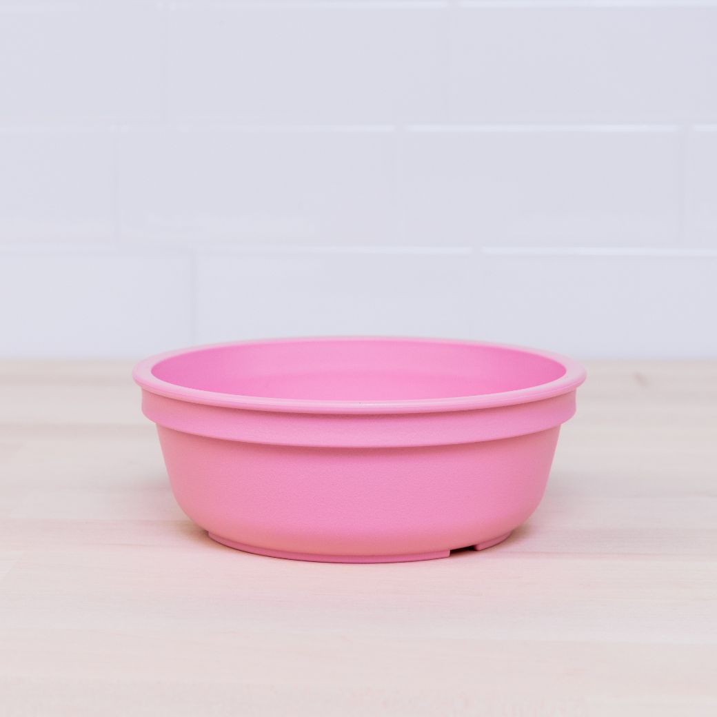 blush replay bowl for kids made from recycled plastic - Mikki and Me Kids