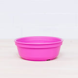 bright pink replay bowl for kids made from recycled plastic - Mikki and Me Kids