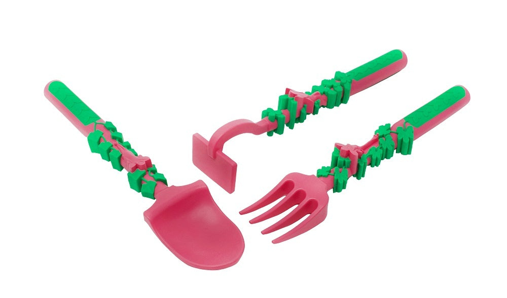constructive eating garden fairy utensils and cutlery for kids - Mikki and Me Kids