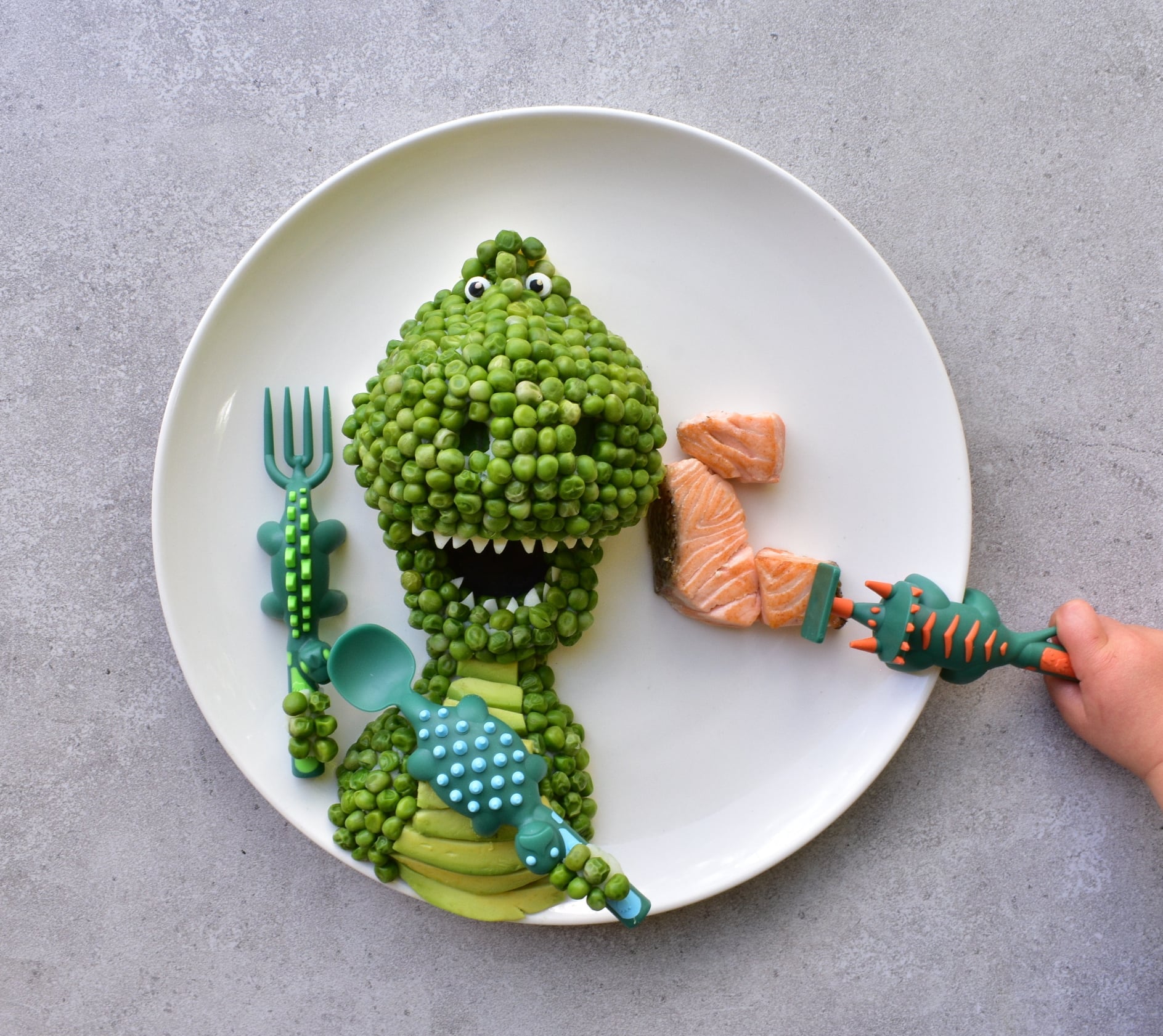 Constructive Eating Dinosaur cutlery and utensils for kids Mikki and Me