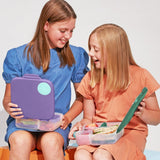 lilac pop b.box lunch boxes for kids and toddlers - Mikki and Me Kids