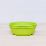 lime green replay bowl for kids made from recycled plastic - Mikki and Me Kids