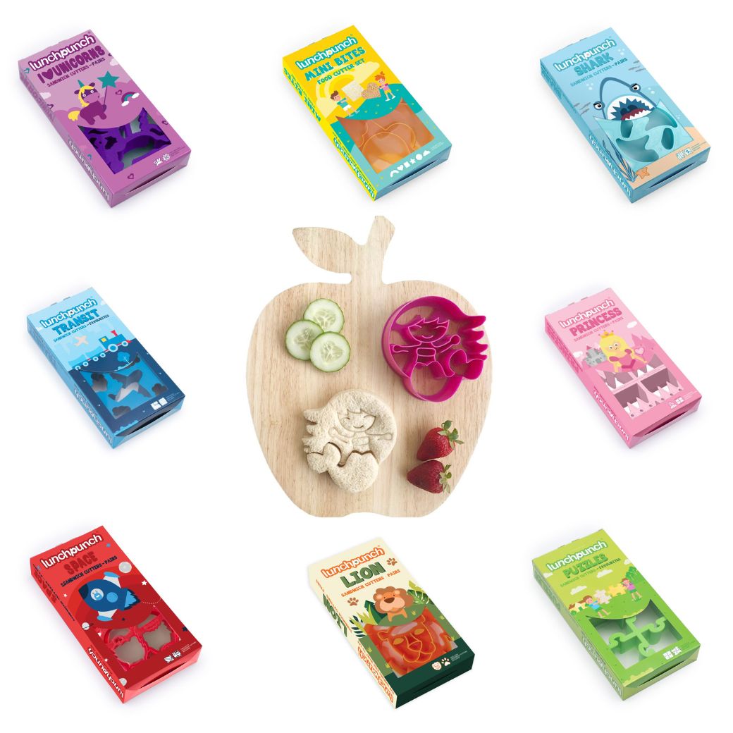 lunch punch sandwich cutters for kids sandwiches - Mikki and Me Kids
