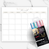 Monthly Calendar Magnetic Planner