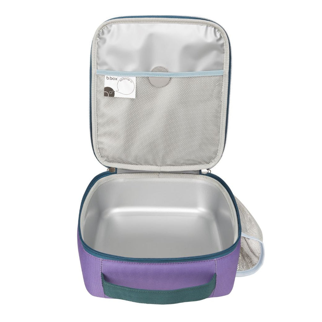 purple oodles of noodles b.box insulated lunch bag for kids back to school - Mikki and Me Kids