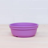 purple replay bowl for kids made from recycled plastic - Mikki and Me Kids