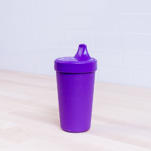 No spill amethyst Replay no spill sippy cups made out of recycled plastic Mikki and Me Kids