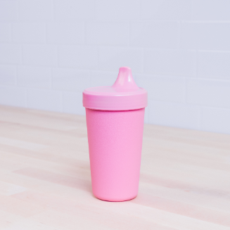 No spill blush Replay no spill sippy cups made out of recycled plastic Mikki and Me Kids