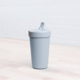 No spill grey Replay no spill sippy cups made out of recycled plastic Mikki and Me Kids
