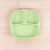 leaf Replay divided plate made out of recycled plastic Mikki and Me Kids