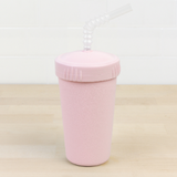 ice pink replay straw cup with reusable straw made out of recycled plastic - Mikki and Me Kids