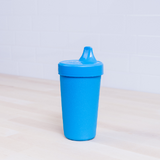 No spill sky blue Replay no spill sippy cups made out of recycled plastic Mikki and Me Kids
