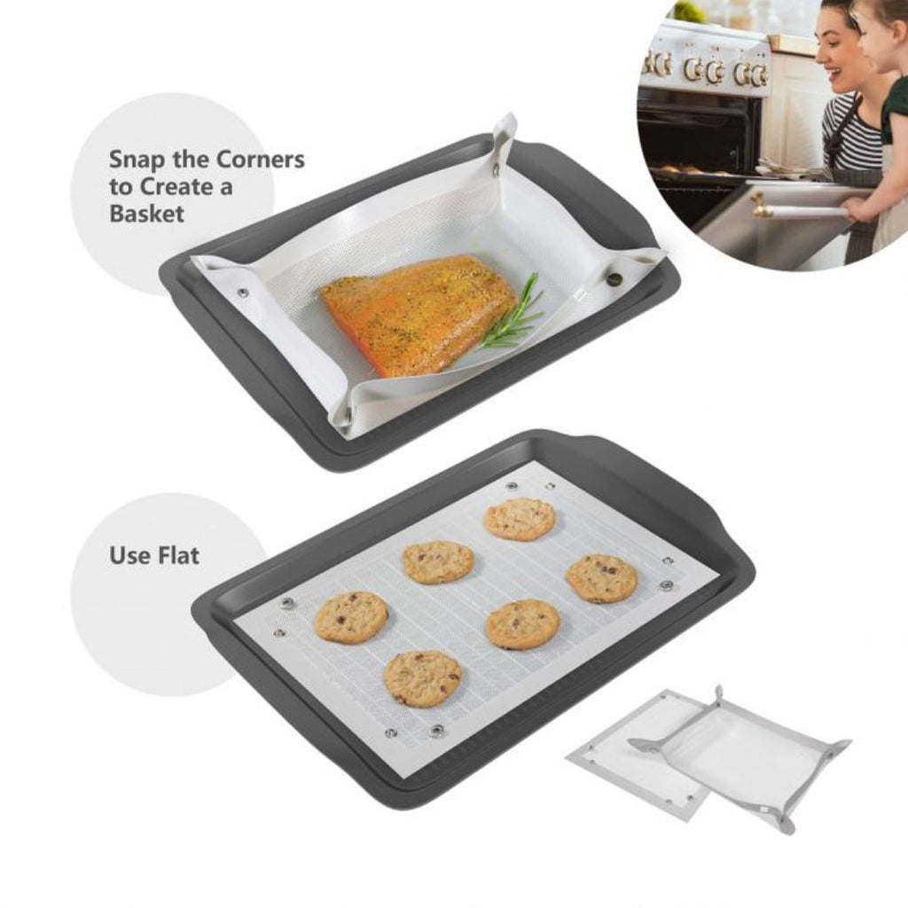 Leakproof silicone baking mat for cooking 