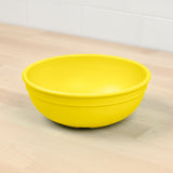 yellow replay large bowl made out of recycled plastic for kids, adults and picnics- Mikki and Me Kids