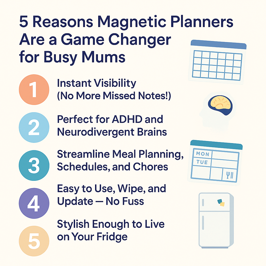 5 Reasons Magnetic Planners Are a Game Changer for Busy Mums