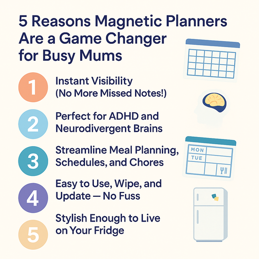 5 Reasons Magnetic Planners Are a Game Changer for Busy Mums