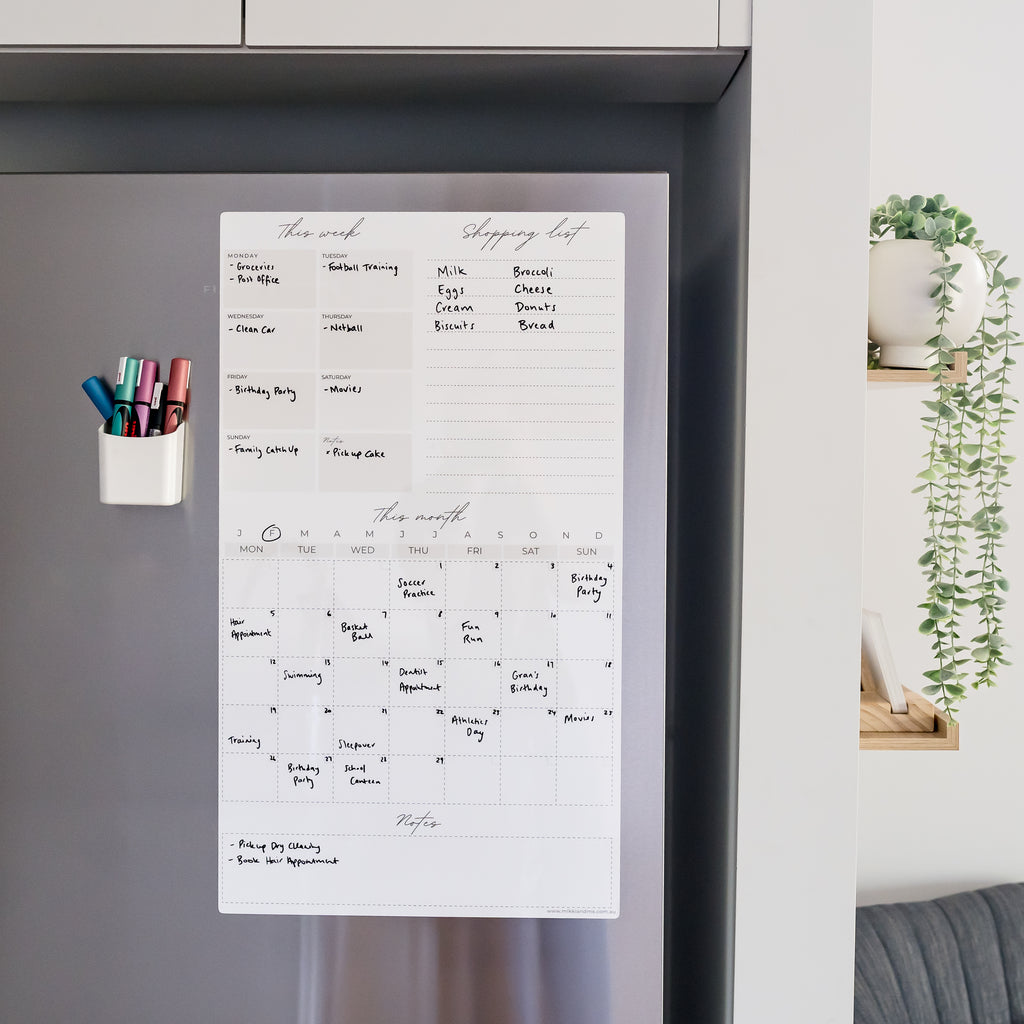 Maximise Efficiency & Style: Streamline Your Week with Our Premium Magnetic Planner Collection