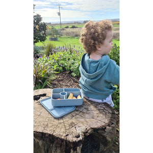 Silicone Bento Lunchbox with Five Compartments