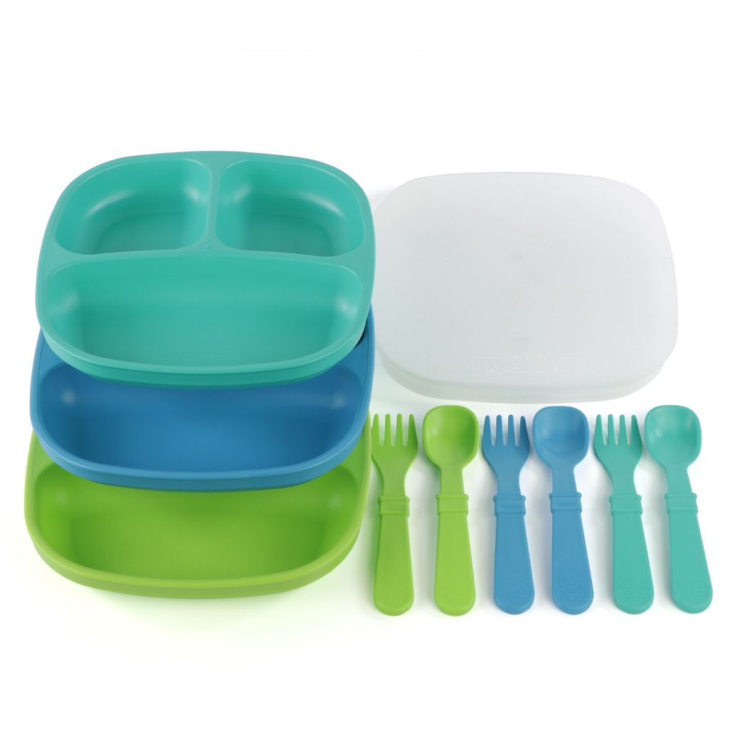Replay Divided Plate & Cutlery Combo - Under The Sea