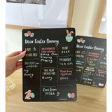 Dear Easter Bunny Milestone Board | Reusable Easter Photo Prop (Double-Sided)
