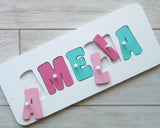Personalised Name Puzzle - Flamingo