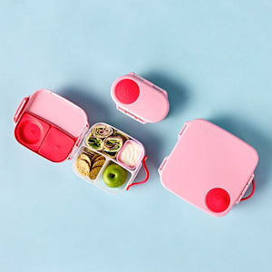 B.Box Ultimate Flamingo Fizz Bundle - Lunch Bag, Large, Mini, Snackbox & Drink Bottle