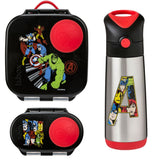 b.box Avengers Mini Bundle - Lunchbox, Snackbox & Drink Bottle