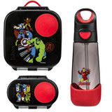 b.box Avengers Mini Bundle - Lunchbox, Snackbox & Drink Bottle