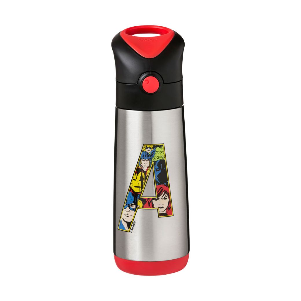 b.box Avengers Mini Bundle - Lunchbox, Snackbox & Drink Bottle