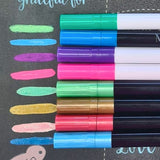 Liquid Chalk Pens | 8 Pack - Neon & Metallic