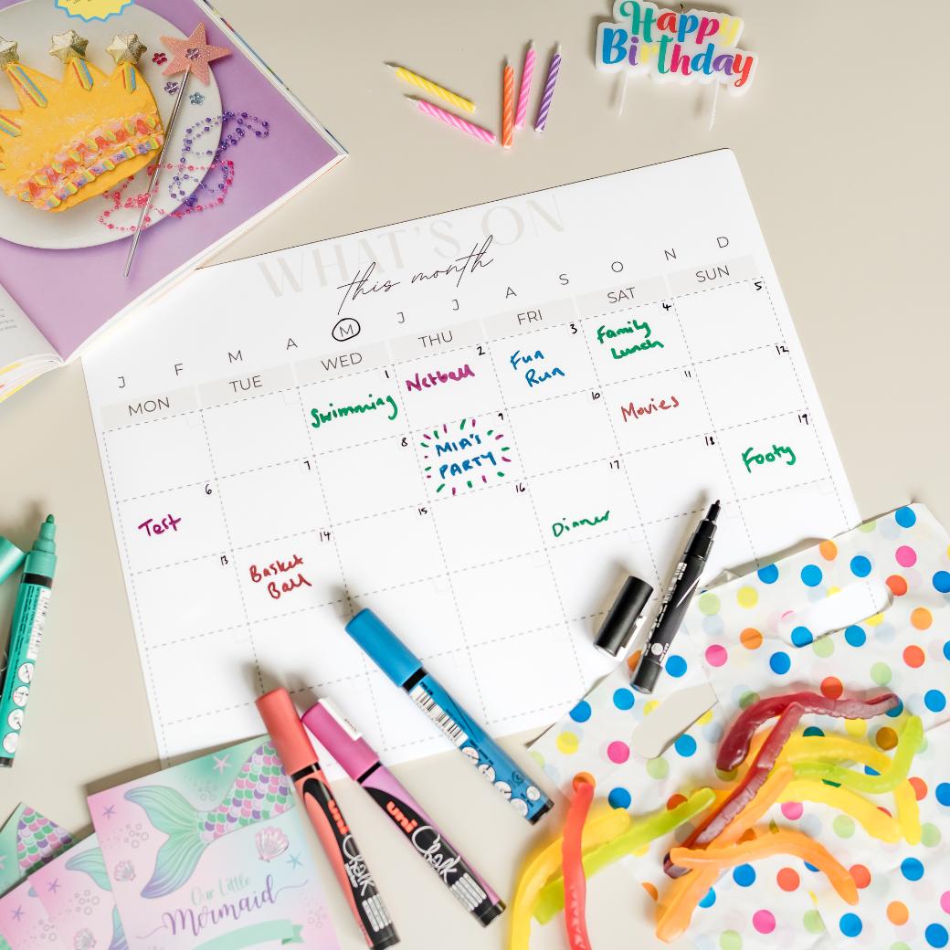 Meal Planner & Shopping List, Monthly and Weekly Magnetic Planner Bundle