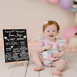 Birthday Milestone Chalkboards | Reusable & Wipeable
