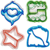 Bento Lunchbox Sandwich Cutters - Star, Elephant, Dinosaur, Puzzle, Train, Dolphin