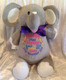 Grey Elephant Cubbie - Mikki & Me Kids