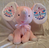Pink Dumble Elephant Cubbie - Mikki & Me Kids