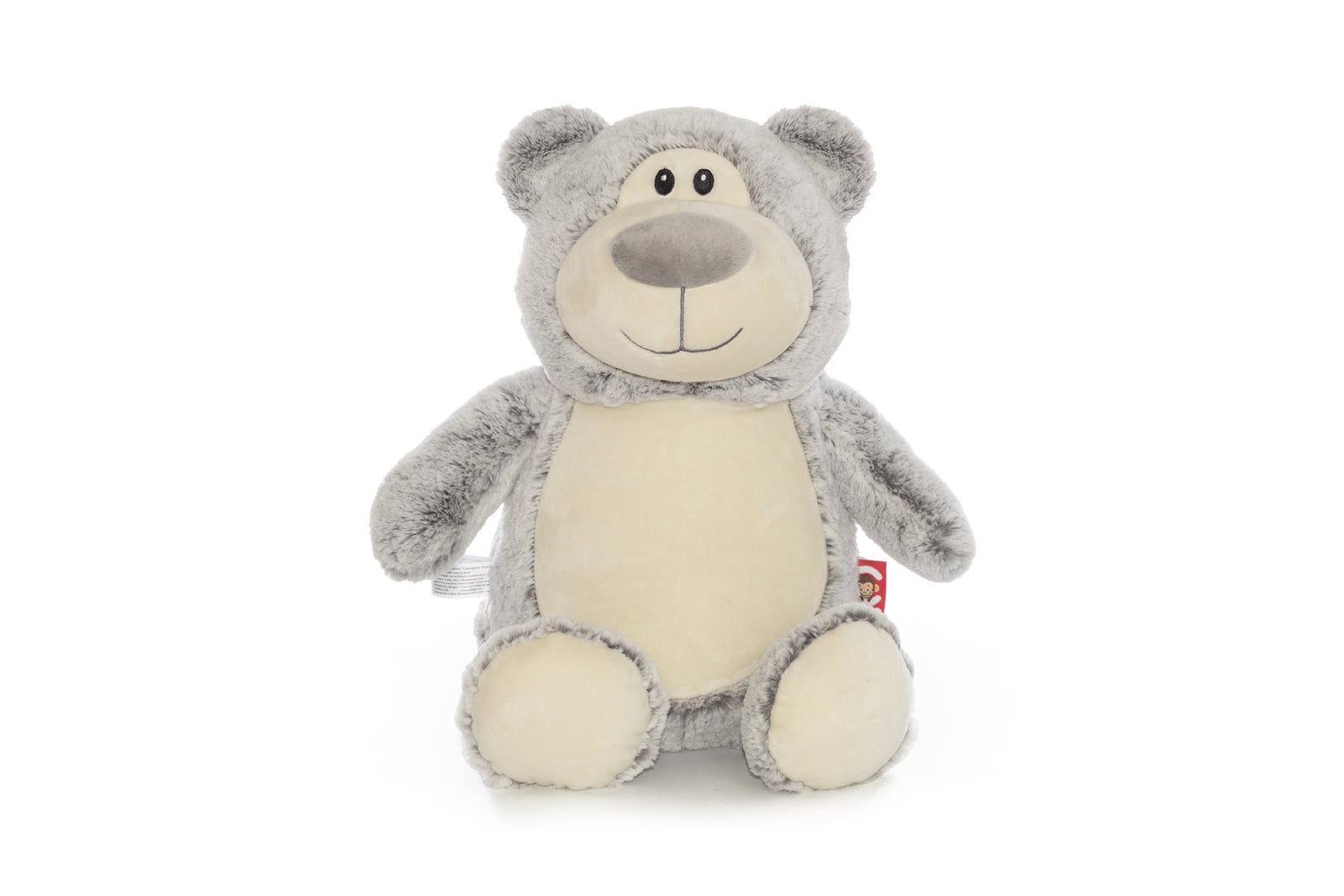 Personalised Grey Bear Cubbie - Mikki and Me Kids