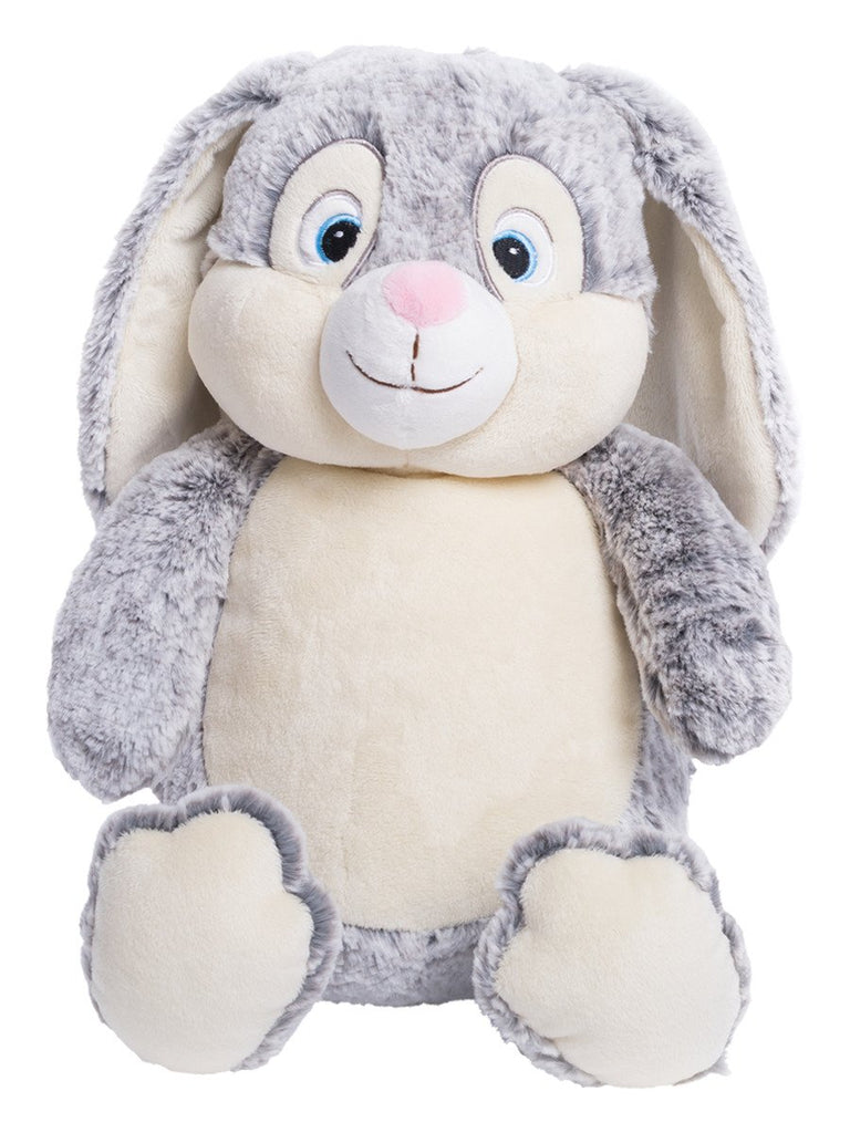 Personalised Grey Bunny Cubbie - Mikki & Me Kids